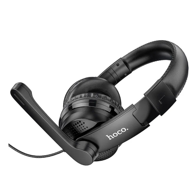 Picture of W103 Gaming Wired Headphones – 40mm Drivers | Omnidirectional Mic | 3.5mm Plug - Black