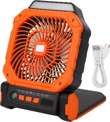 Picture of Portable Rechargable Camping & Solar Powered Fan