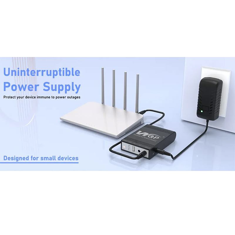 Picture of WGP Mini UPS 5V/9V/12V With Y Cable – 10400mAh - Black