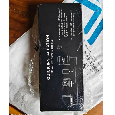 Picture of WGP Mini UPS 5V/9V/12V With Y Cable – 10400mAh - Black