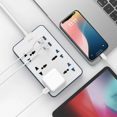 Picture of Wiwu Wi-S006 Smart MultiPlug (Power Strip) 11 Output 2500watt