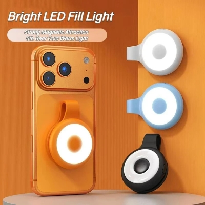 Picture of  Magnetic Selfie Ring Light Smartphone Magnetic Fill Light Portable Mini Pocket Selfie Light