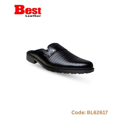 Picture of Leather Half shoe(Black)
