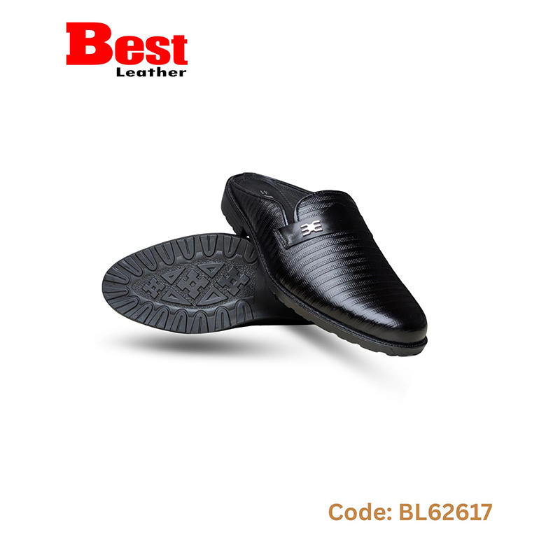 Picture of Leather Half shoe(Black)