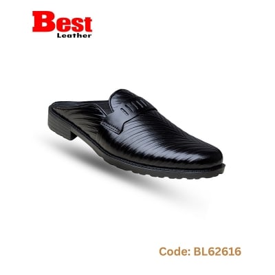 Picture of Leather Half shoe(Black)