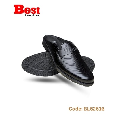 Picture of Leather Half shoe(Black)