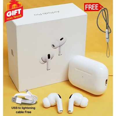 Picture of AirPods Pro 2nd genaration MADE IN DUBAI Bluetooth Earbuds Ipx4 Waterproof In-Ear Earphone