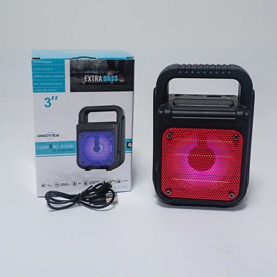 Picture of GTS 1363 Rechargeable Wireless Bluetooth Speaker Extra Bass Clean & Big Sound - Bluetooth Speaker By ST Gadgets