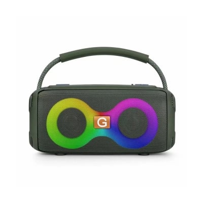 Picture of ET-312 RGB Party Speaker Double Horn Mini Outdoor Portable Wireless Bluetooth Rechargeable Speaker With Coloured Lights DJ Sound  By ST Gadget