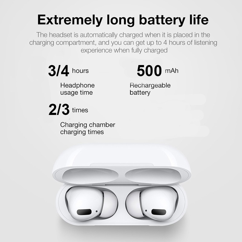 Picture of AirPods Pro 2nd Generation MADE IN DUBAI Bluetooth Earbuds In-Ear H2 Chip TWS Earphone