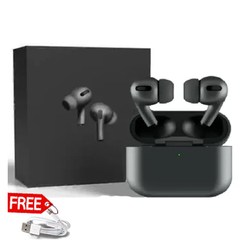 Picture of Special AirPods Pro 2nd Generation TWS Black   Edition With High Base & Long Battery Wireless Bluetooth Earbuds  By ST Gadget
