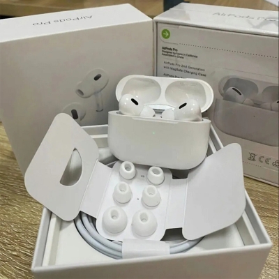 Picture of AirPods Pro 2nd Genaration MADE IN DUBAI Bluetooth Earbuds Ipx4 Waterproof In-Ear Earphone With Silicon Cover