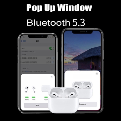 Picture of Airpods Pro 2nd Generation Made in Dubai /With Pop-up and Beep Sound /High Bass & Longe Battery Bakup Whit Strap By ST Gadget
