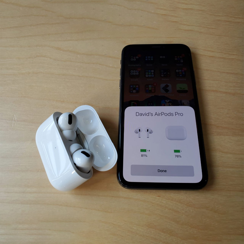 Picture of AirPods Pro 2nd Genaration MADE IN DUBAI Bluetooth Earbuds Ipx4 Waterproof In-Ear Earphone With Silicon Cover