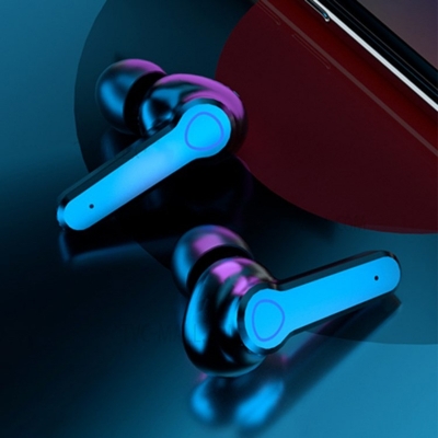 Picture of M19 Earbuds Tws Touch Control Wireless Bluetooth Headphones With Microphone With Flashlight - Bluetooth Headphone