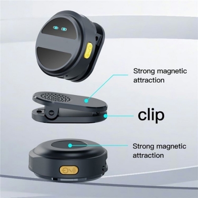 Picture of SX21 Wireless Microphone Same as Hollyland Lark M2. Interview, Live Broadcast, Audio Video Recording Clip on Collar Microphone. Noise Reduction Lavalier Lapel Mini Microphone By ST Gadgets