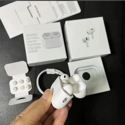 Picture of Airpods Pro 2nd Generation Made in Dubai /With Pop-up and Beep Sound /High Bass & Longe Battery Bakup Whit Strap By ST Gadget