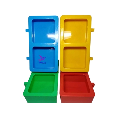 Picture of Double Chamber Food Pot for Birds or pigeon 5 Pcs