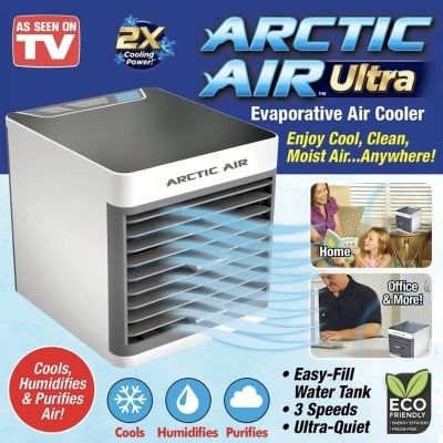Picture of Mini Air cooler ultra cooling technology 2x Powerful Fan,Mini Ac and Air cooler For Office Mini Room And Car.