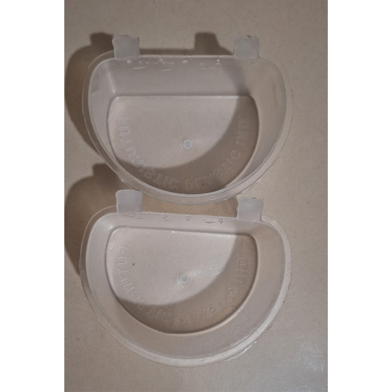 Picture of 5 pcs Bird Feeder Flat Bottom Feeding Cup Hanging Drink Food Bowl Birds Supplies