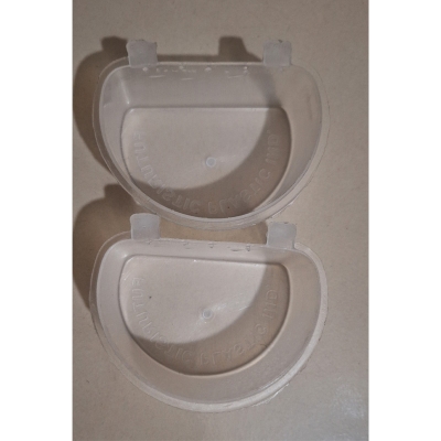 Picture of 5 pcs Bird Feeder Flat Bottom Feeding Cup Hanging Drink Food Bowl Birds Supplies
