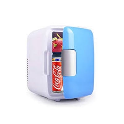 Picture of Mini Fridge/Car Cooler/Medicine Fridge/Fridge for car& long drive/Fridge for keeping drinks and chocolate/Portable Mini Fridge Color-01 White