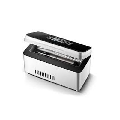 Picture of Portable Refrigerator Freeze Case Mini Insulin Cooler Insulated Box Reefer Car Constant Temp 2-8℃ Organizer Storage for Travel Color-01 White