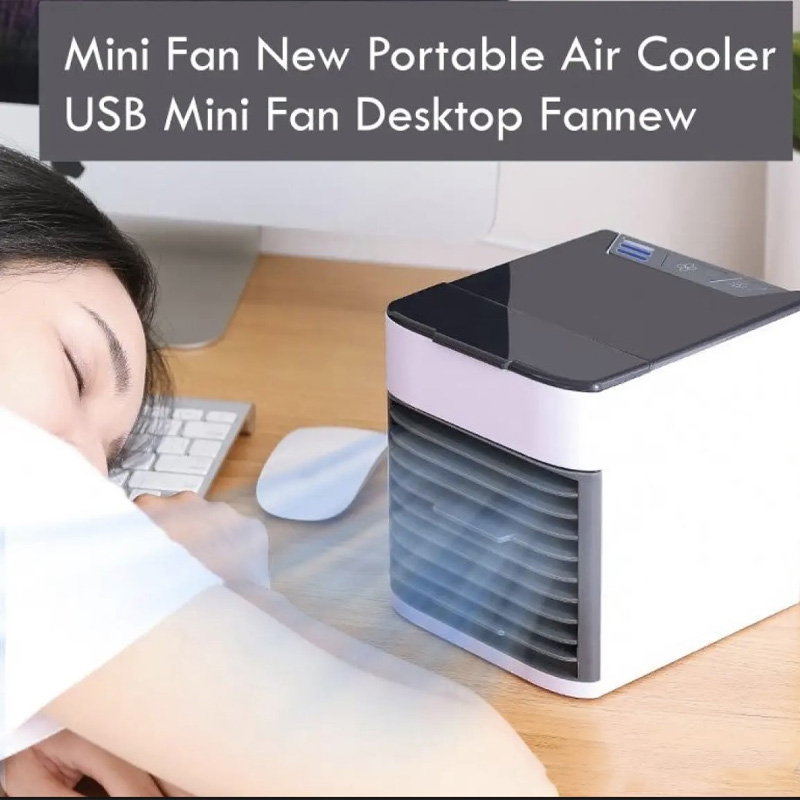Picture of Mini Air cooler ultra cooling technology 2x Powerful Fan,Mini Ac and Air cooler For Office Mini Room And Car.