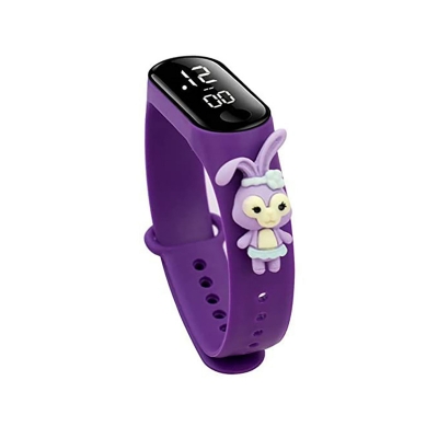 Picture of Kids Digital Super Hero and Heroine Cartoon Character Waterproof LED Top Ten Watches for Boys and Girls