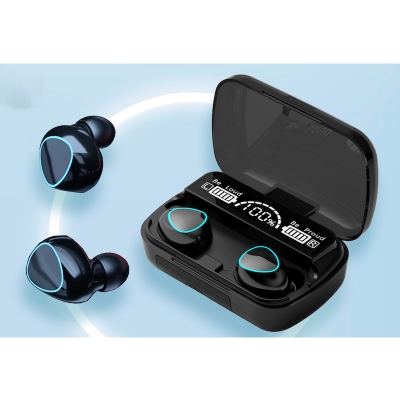 Picture of M10 TWS Bluetooth 5.1 Earphones 2000mAh Charging Box Wireless Headphone 9D Stereo Sports Waterproof Earbuds Headsets With Microphone & with HD LED Display