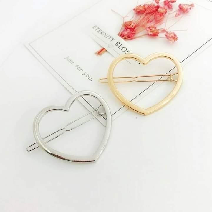 Picture of Love Shape Hair Clip Stylish Hair Accessories for Women Hair Grips Clamps