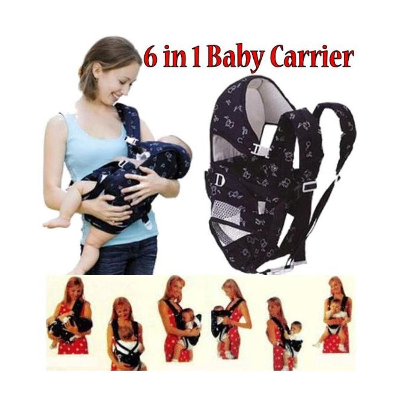 Picture of 6 in 1 Soft Baby Carrier Bag - Navy Blue