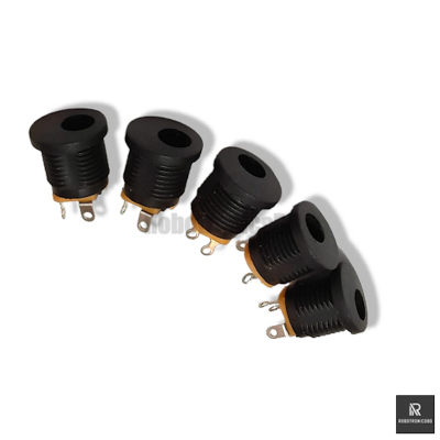 Picture of 5Pcs DC Power Socket Plug Female Jack Connector | DC-022 | 5.5×2.1mm (5 Pcs)