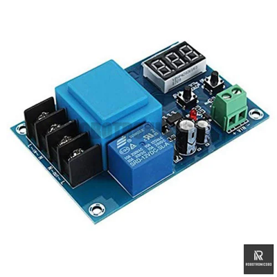 Picture of HCW-M633 6V–60V Battery Charging Control Module | Lithium & Lead-Acid Support | Auto Cut-Off with Digital Display (Blue)