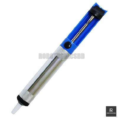 Picture of Hot Solder Desoldering Pump Used Soldering Remover(Blue, Medium Size) | Manual Vacuum Tool for Solder Removal & PCB Repair (Blue)