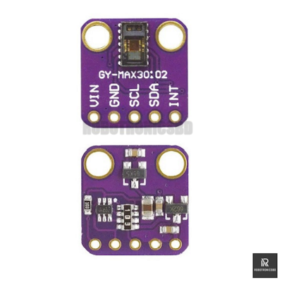 Picture of MAX30102 Pulse Sensor Module (Purple PCB) | Heart Rate & SpO2 Sensor for Arduino, ESP32, Raspberry Pi (Purple)