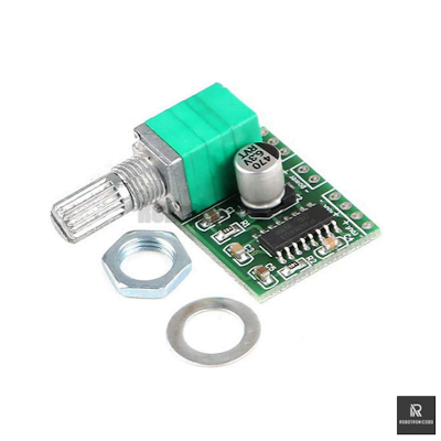 Picture of PAM8403 2x3W Mini Audio Amplifier Board with Volume Control | USB Powered 5V Class D Module | Replace TDA7297/TDA2030 | XH-M139 (Green)