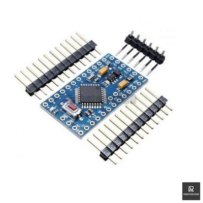 Picture of Arduino Pro Mini 5V 16Mhz ATmega328P | Miniature Microcontroller Board for DIY, Robotics, and Embedded Projects (Blue)