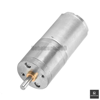 Picture of 25GA370 12V 300RPM/500RPM/600RPM Metal Gear Motor  High Torque DC Micro Gear Motor for Robot Car, Toy, DIY Projects (1 pcs)