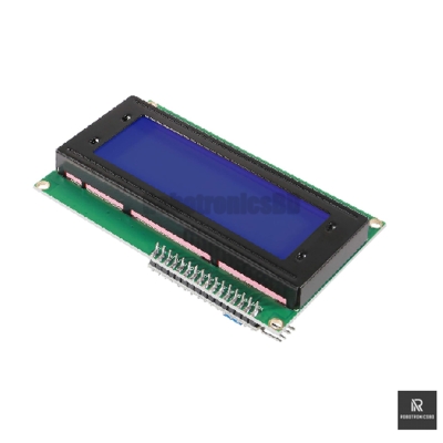 Picture of 20x4 LCD Display with I2C Module | 2004 LCD Screen | Blue/Green Backlight | Compatible with Arduino, ESP32, Raspberry Pi (Blue)