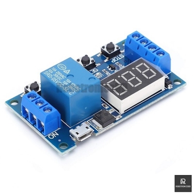 Picture of Egg Incubator Turning Motor Controller | One-Way Timer Relay Module | Adjustable Delay & Trigger for Automatic Egg Turner (1 kg)