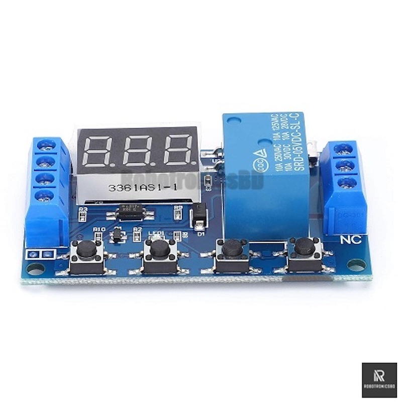Picture of Egg Incubator Turning Motor Controller | One-Way Timer Relay Module | Adjustable Delay & Trigger for Automatic Egg Turner (1 kg)