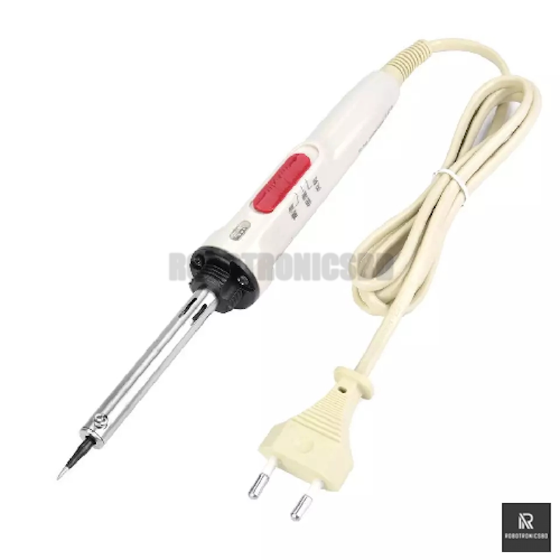 Picture of Soldering Iron Combo Pack | 7 in 1 Kit | 60W High/Low Adjustable Soldering Iron, DT830 Multimeter, Desoldering Pump, Stand, Solder Wire, Rosin, Paste | DIY & Electronics Repair Kit (Multicolor)