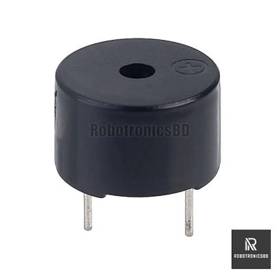 Picture of 3 Pcs Piezoelectric Buzzer 3V - 12V Black Color 12mm Diameter for Buzzer Alarm (Black)