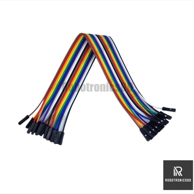 Picture of 20 pcs Male to Male / Male to Female / Female to Female jumper wire  connection wire for breadboard 20 cm 2.54mm (20Pcs Male to Female)