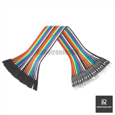 Picture of 20 pcs Male to Male / Male to Female / Female to Female jumper wire  connection wire for breadboard 20 cm 2.54mm (20Pcs Female-Female)