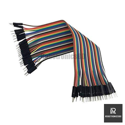 Picture of 20 pcs Male to Male / Male to Female / Female to Female jumper wire  connection wire for breadboard 20 cm 2.54mm (40Pcs Male to Male)