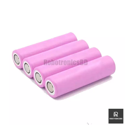 Picture of 18650 3.7V  Lithium-ion Rechargeable Battery for Power Supply Pink Color Battery (4 PCS)