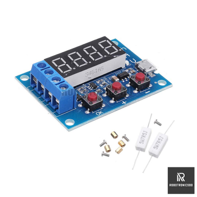 Picture of ZB2L3 HW Battery Capacity Tester LED Digital Display 1.2V ~12V 18650 Lithium Battery Capacity Discharge Meter (Blue)