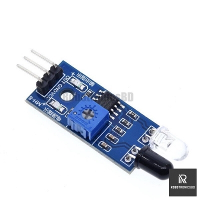 Picture of IR Sensor Module - Infrared Obstacle Avoidance Sensor for Arduino Line Follower Robot (Blue)